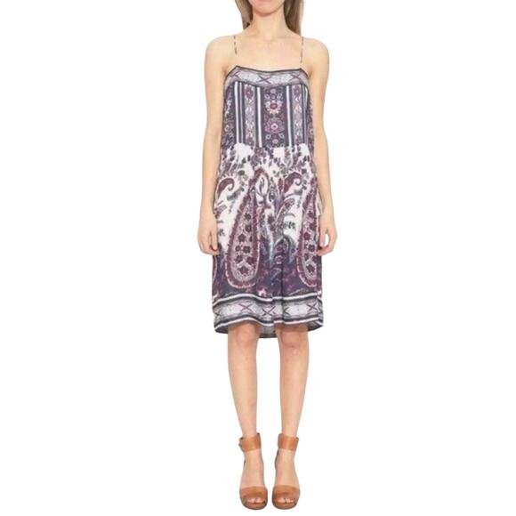 Isabel Marant Etoile Women's Trani Paisley Print Strappy Swing Dress Size 1 - Picture 1 of 11